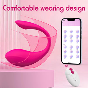 APP & Remote Control Wearable Vibrator, Women Sex Toys with 9 Vibration Modes, Female Sex Toys for Women Vibrater Soft and Quiet
