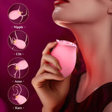 Gasevimo Vibrator Sex Toys Adult Toys - APP Control Rose Sex Toy Adult Toy with 9 Sucking & Vibrating Modes for Women Nipple Toy