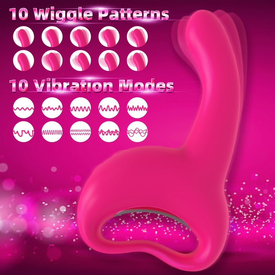 Diggle Motion Prostate Massager, Adult Anal Sex Toy Prostate Vibrator with 10 Vibrating & 10 Digging Modes, Butt Plug for Male &