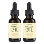 Earthly Body Miracle Oil, 1 fl. oz. - 2 Pack - 100% Natural Tea Tree Oil, Hemp Seed Oil & Vitamin E - Moisturizer, Calms Skin Ir
