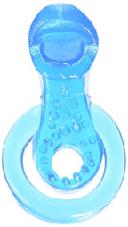 Trinity Vibes Blue Erection Support Ring With Vibrating Tip