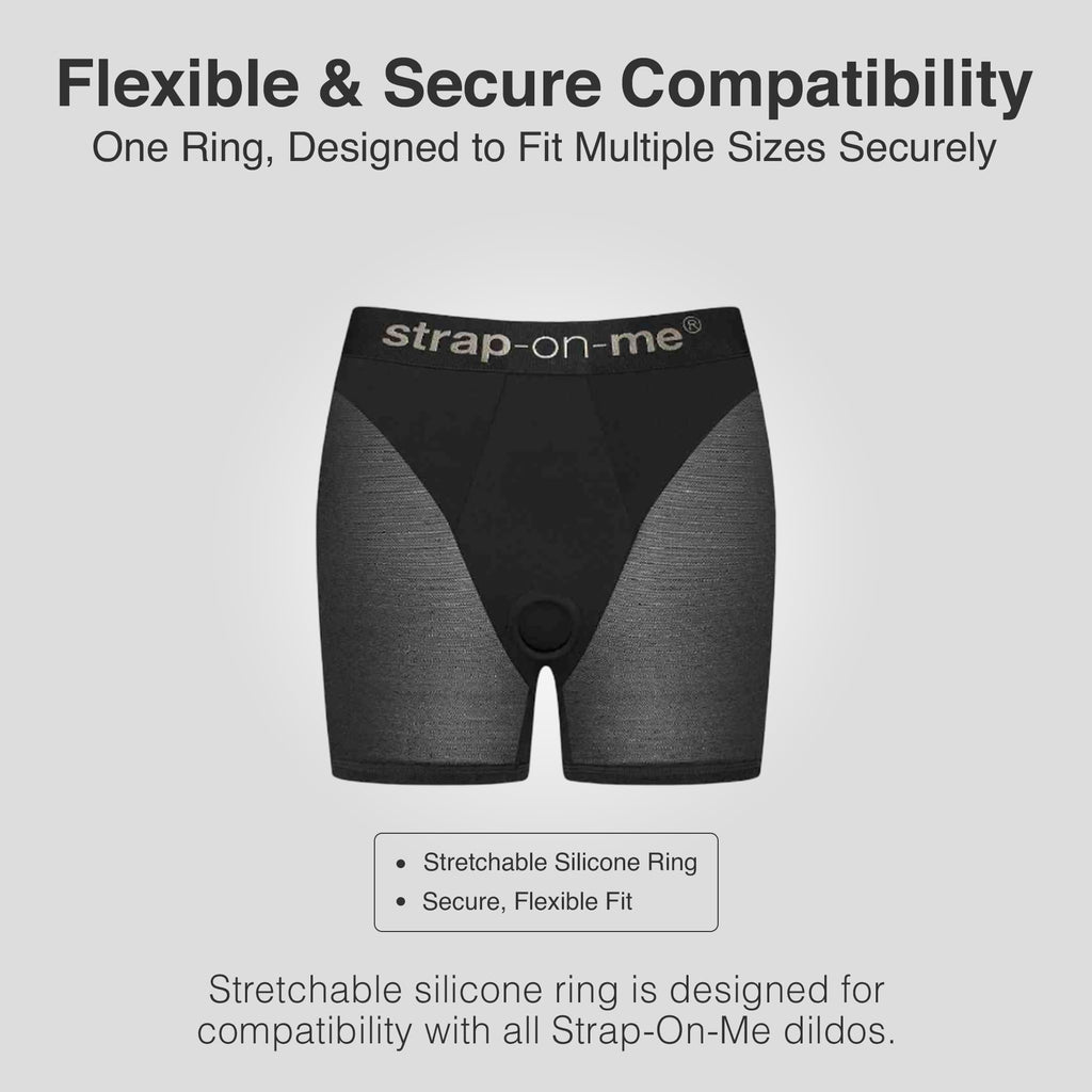 Strap-On-Me Harness Lingerie Halo Bk M
