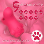 Finger Sex Toys Vibrator for Women, STUKUNI Cat Paw Shape Bullet Vibrator G-Spot Clitoral Stimulator with 9 Vibrations Finger Ad