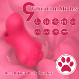 Finger Sex Toys Vibrator for Women, STUKUNI Cat Paw Shape Bullet Vibrator G-Spot Clitoral Stimulator with 9 Vibrations Finger Ad