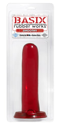 Pipedream Basix 5.5'' Smoothy Plug, Red