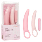 Calexotics-Se-4805-10-3 Inspire 3 Piece Silicone Waterproof Vibrng Dilator Kit With Removable Wireless Stimulator, Pink