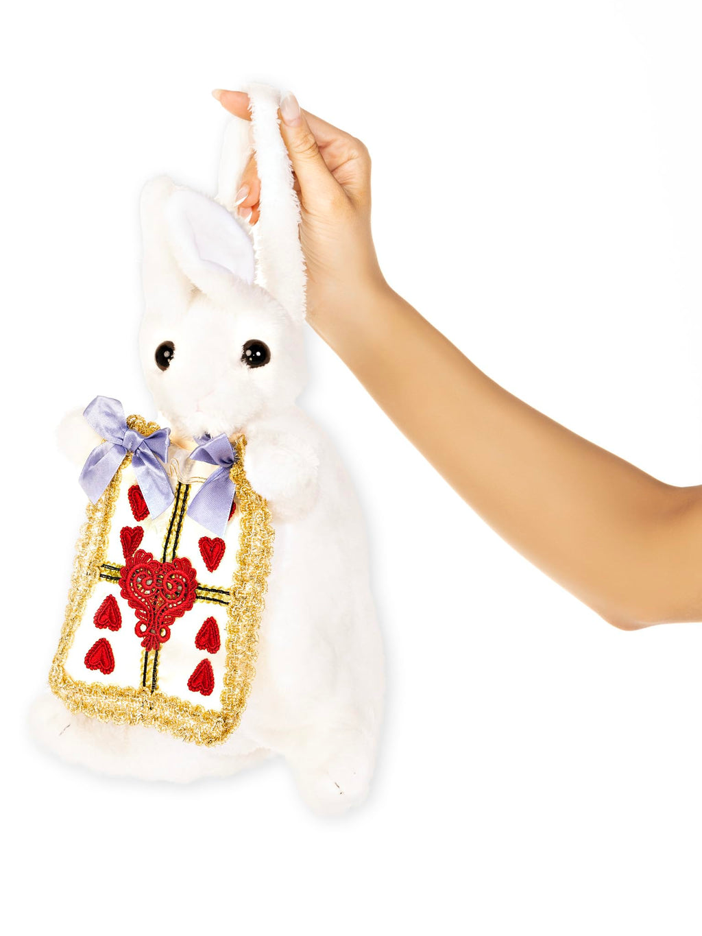 Rabbit Purse O/S White/Gold