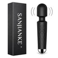 SANJIANKE Vibrator Wand,Adult Sex Toy, G Spot Dildo, Clit Vibrator, Sex Vibrators,Clitoris Stimulation,with 8 Speeds & 20 Patter