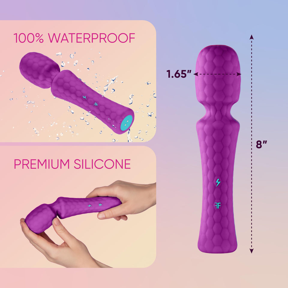 Femme Funn Ultra Wand Purple  Vibrator For Her Sex Personal Massager  Vibrators Quiet Female Sex Toyspersonal Massager  Smal