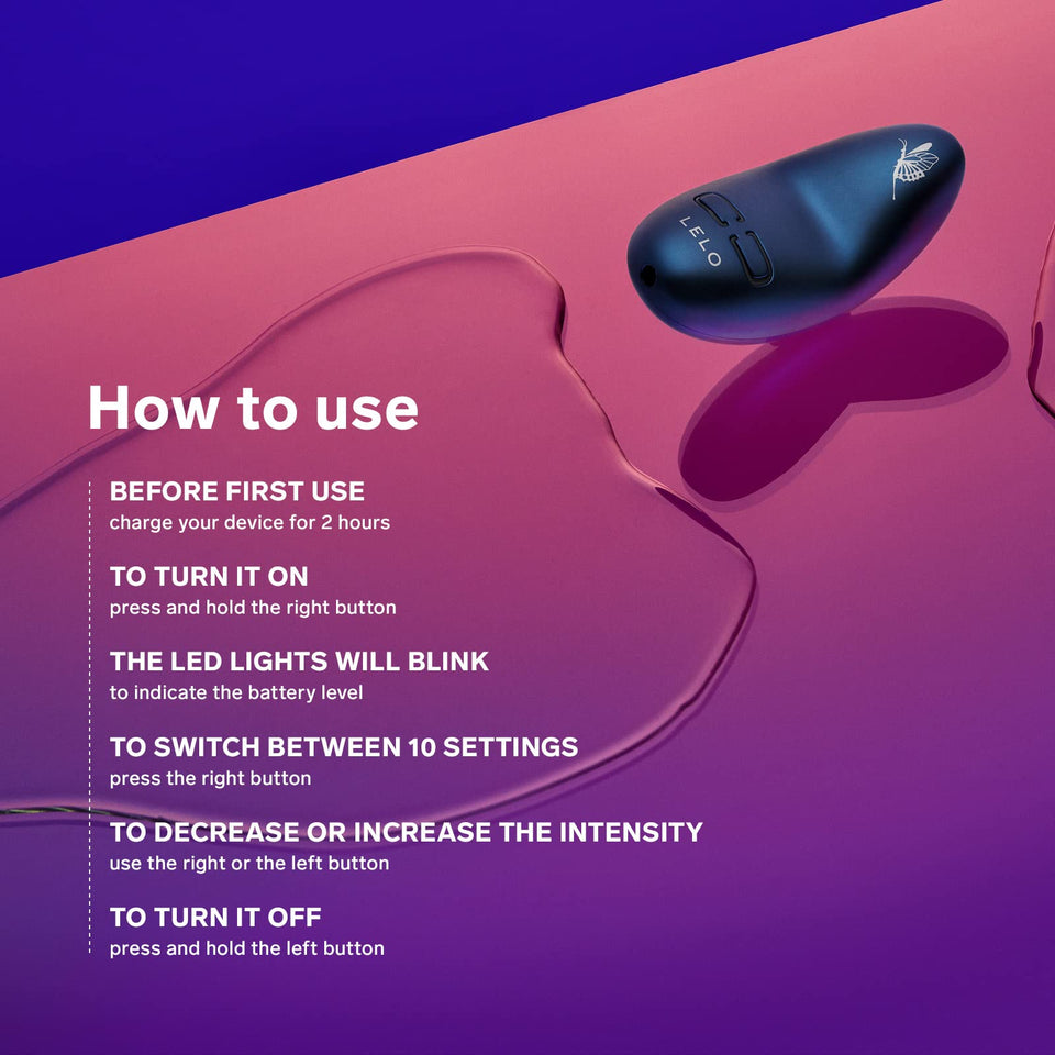 Lelo Nea 3 Mini Bullet Vibrator For Woman Female Vibrator Mini Clitoris Vibrator Discreet With 10 Pleasure Settings And Varying