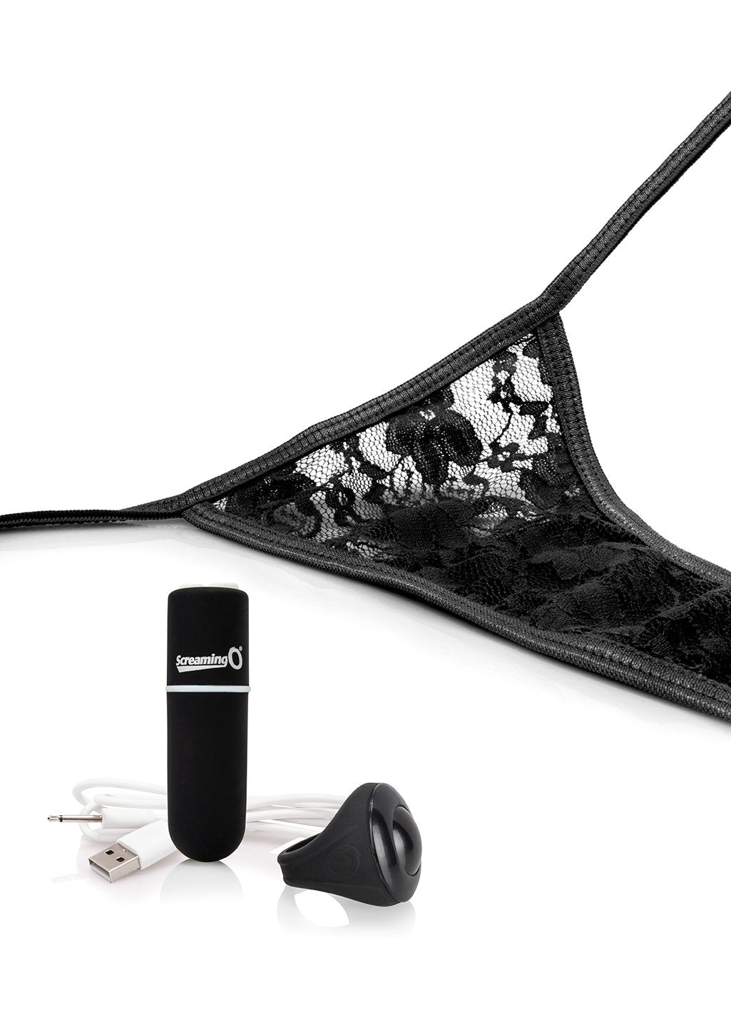 Screaming O My Secret Charged Remote Control Panty Vibe | Female Vibrator (Black)
