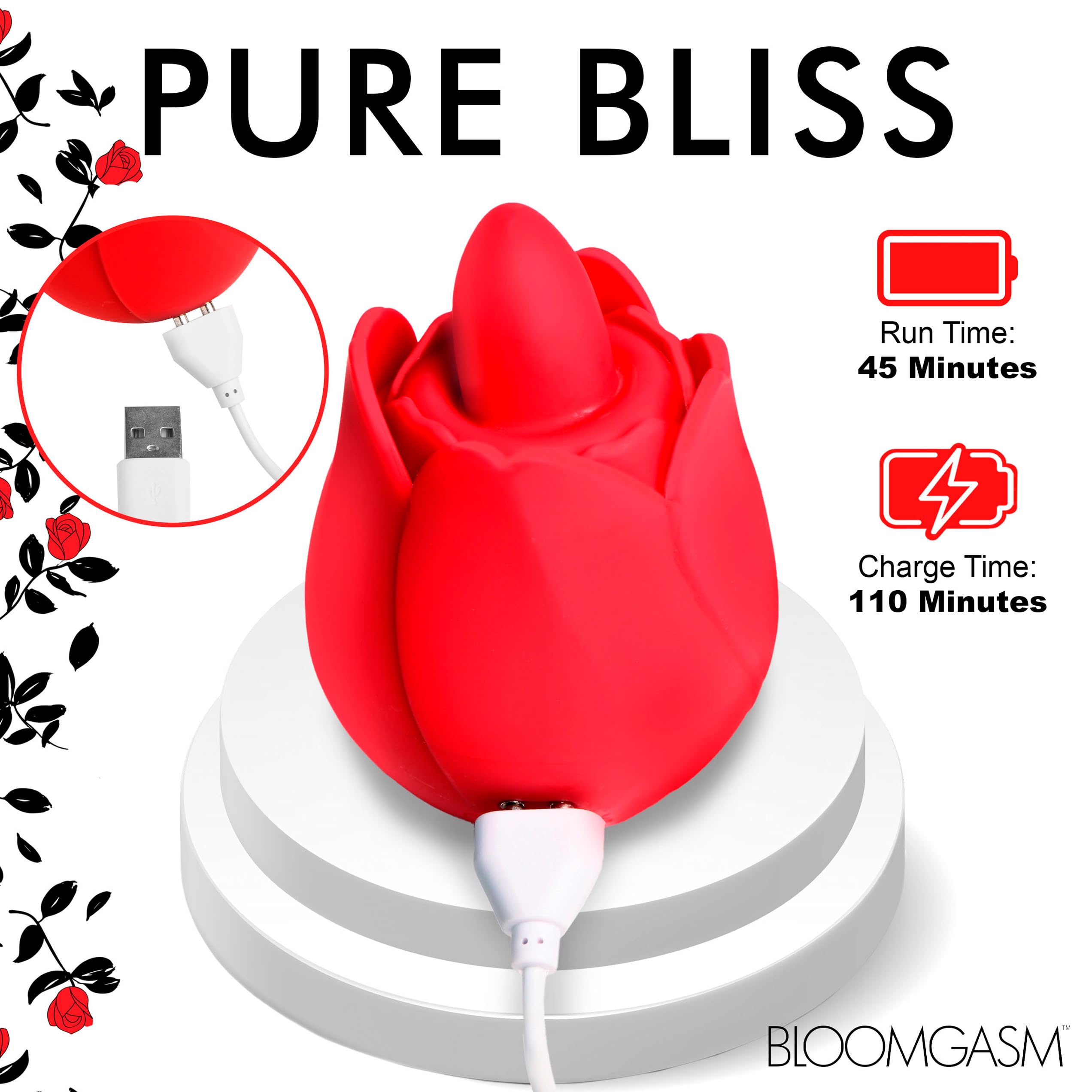 Bloomgasm Rose Kis Lick&Vib Digi Clit St