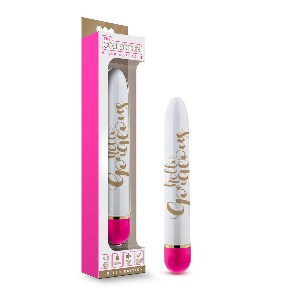 (D) THE COLLECTION HELLO GORGE HOT PINK VIBRATOR