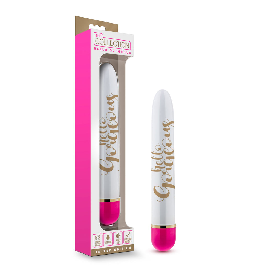 (D) THE COLLECTION HELLO GORGE HOT PINK VIBRATOR