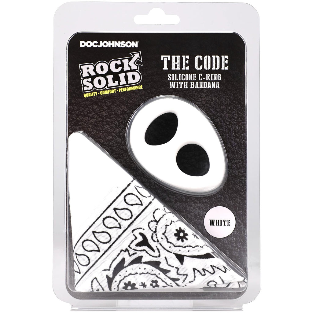 Rock Solid The Code C-Ring Bandana Wt/Bk