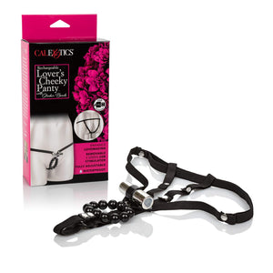 (D) Rechargeable Lover'S Cheek Panty W/ Stroker Beads