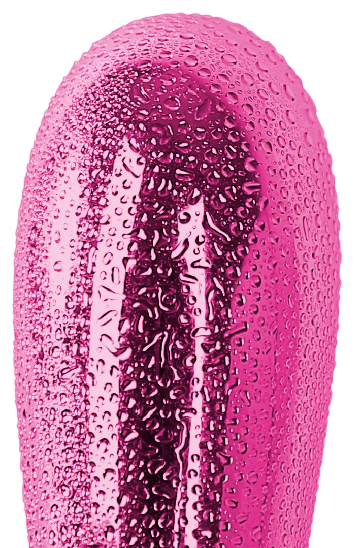 Bms Rain 7 Function Textured Bullet Waterproof Vibrator  Fuchsia  3 Inch