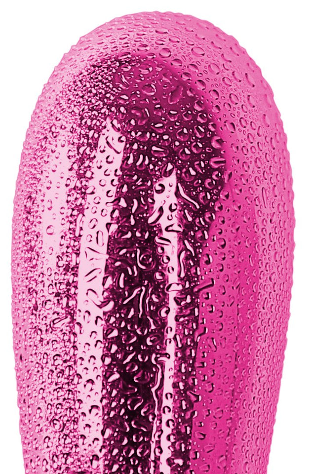 Bms Rain 7 Function Textured Bullet Waterproof Vibrator  Fuchsia  3 Inch