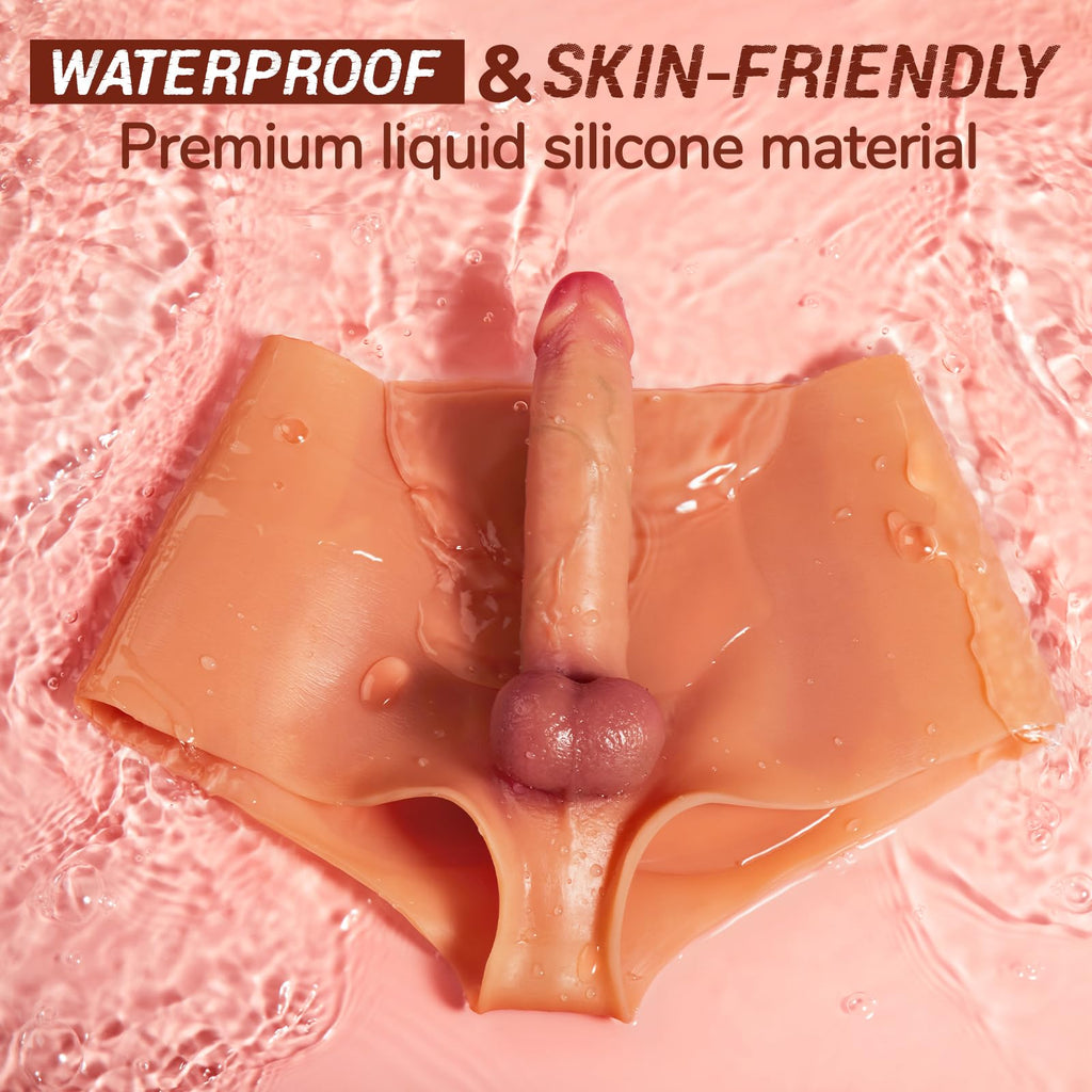 Strap on Dildo Sex Toys - Strap On Harness High Elastic Silicone Wearable Dildos Panties with 7.3 ' ' Solid Penis, Realistic Dil