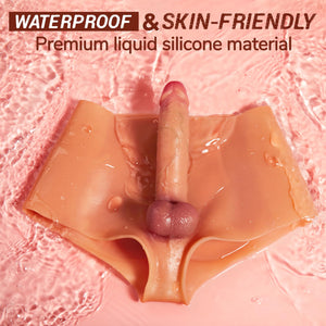 Strap on Dildo Sex Toys - Strap On Harness High Elastic Silicone Wearable Dildos Panties with 7.3 ' ' Solid Penis, Realistic Dil