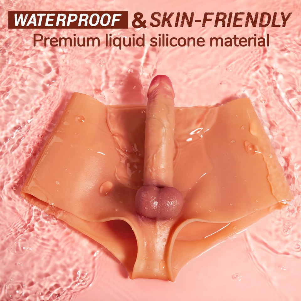 Strap on Dildo Sex Toys - Strap On Harness High Elastic Silicone Wearable Dildos Panties with 7.3 ' ' Solid Penis, Realistic Dil