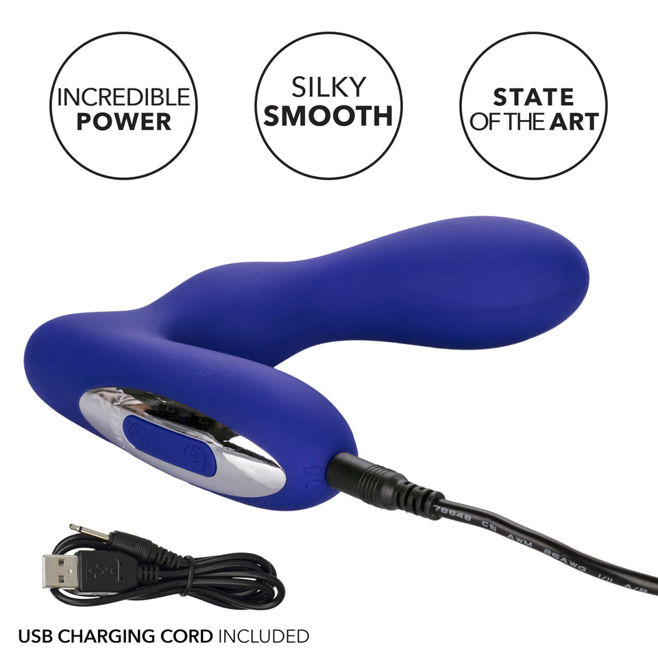 California Exotic Novelties Silicone Wireless Pleasure Probe, Blue
