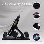Sex Machine Love Machine With 3.5 Inch Suction Cup Adapter Automatic Thrusting Dildo Machine With 3 Xlr Connector Fucking Machine 8 Attachments For Male And Female