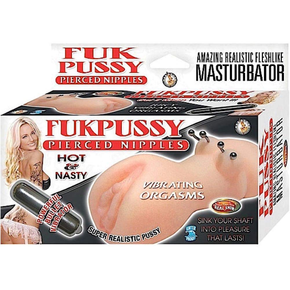 Fuk Pussy Pierced Nipples Pussy Masturbator With Bullet