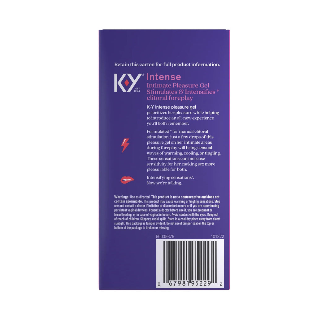 K-Y Intense Pleasure Gel - .34 fl oz, Pack of 2