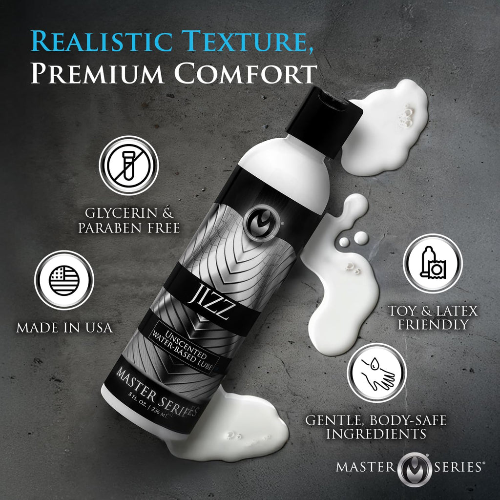 Master Series Unscented Jizz Lube 34Oz