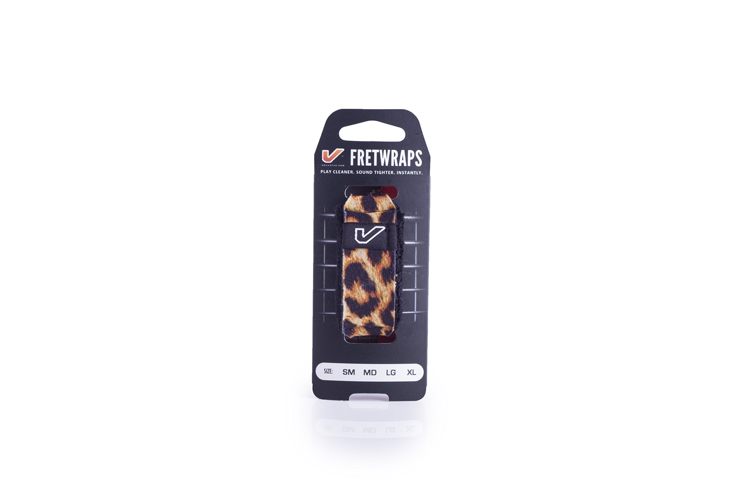 Gruv Gear FretWraps Wild 'Leopard' String Muter 1-Pack (Large) (FW-1PK-LEP-LG)