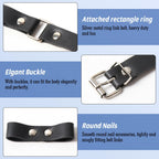 BDSM Breast Sex Bondage Restraints - B to D Cup Boobs Leather Sexy Harness for Women Body, BDSM Kit Chest Restraints Bra Binding