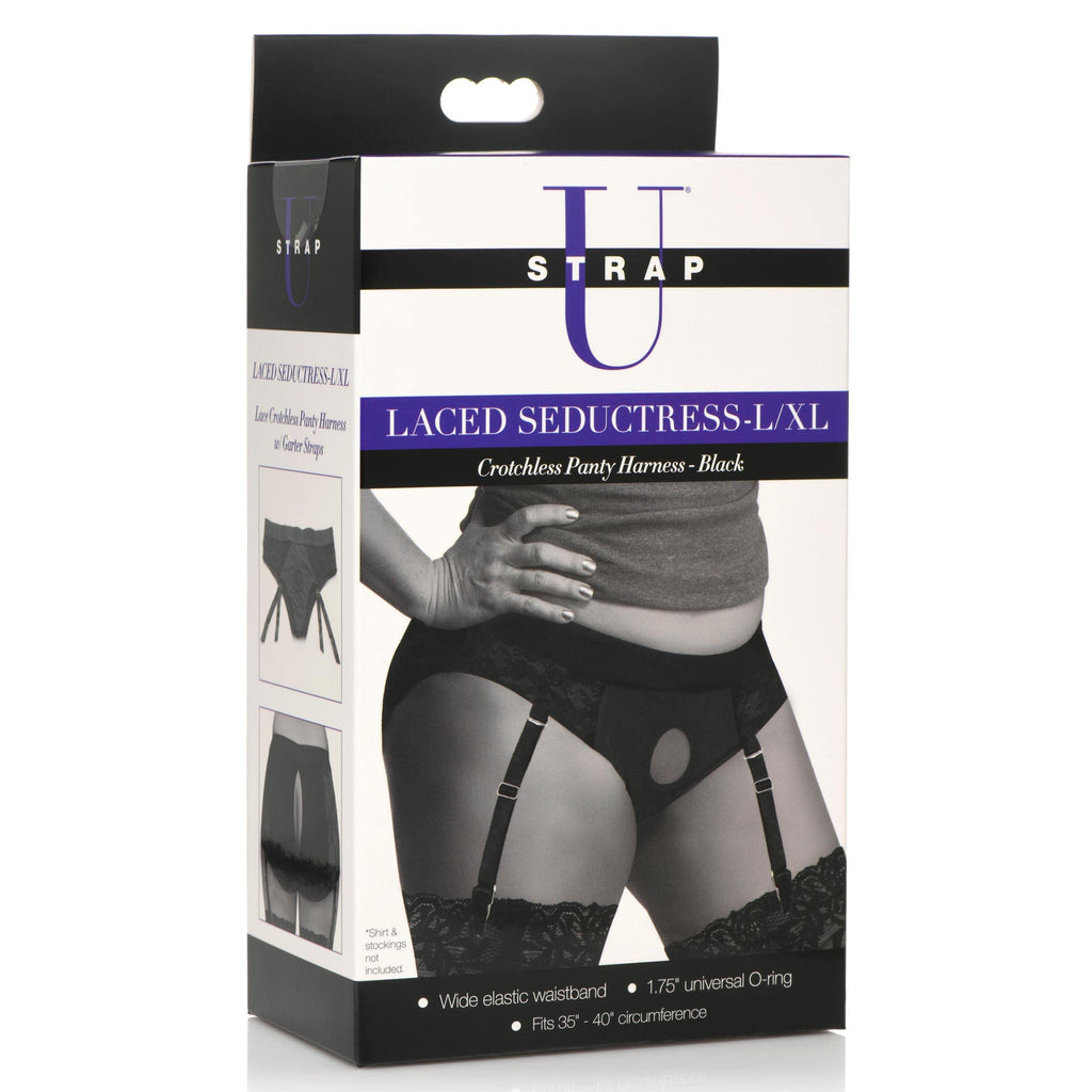 Strap U Laced Seductress Pantyharn Lxl
