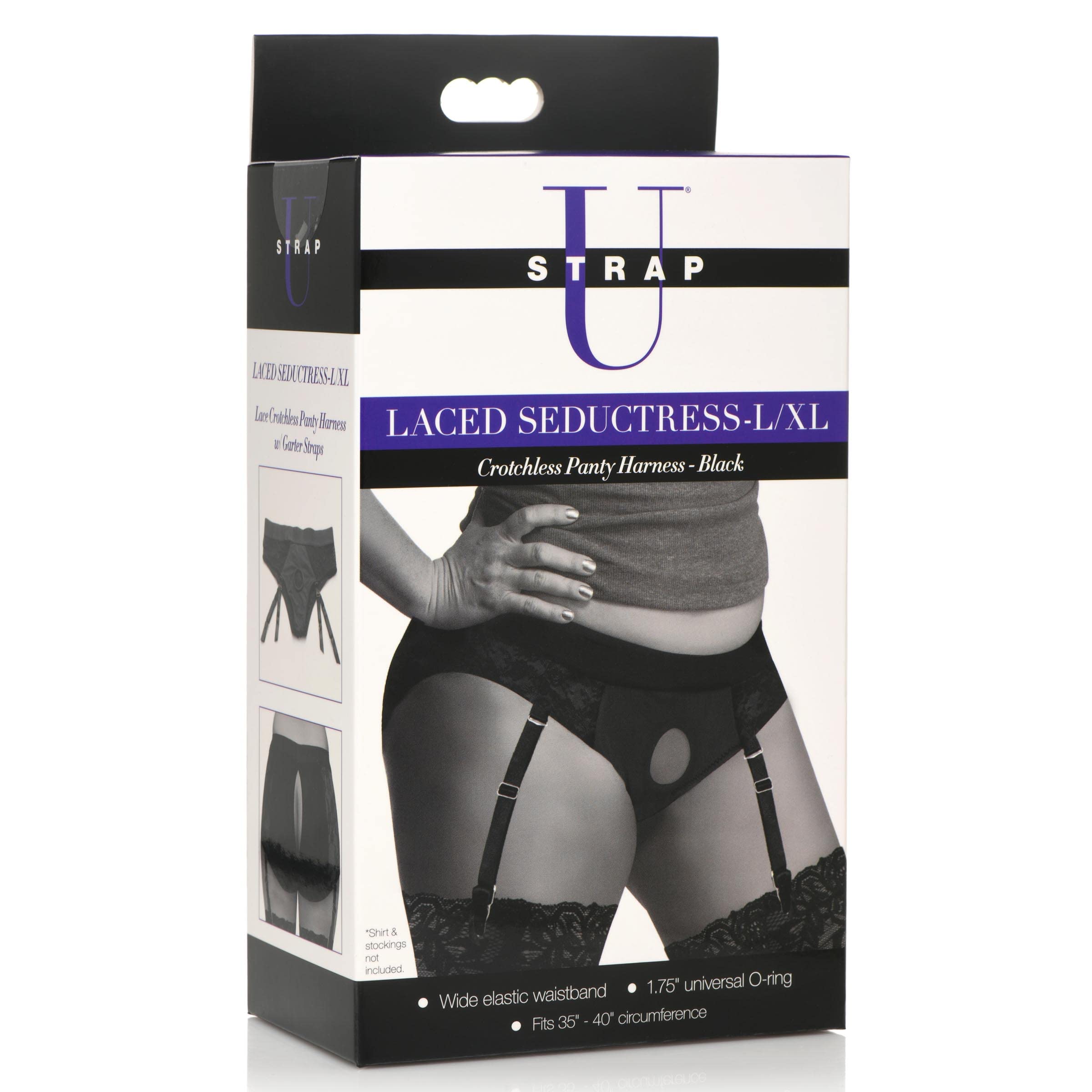 Strap U Laced Seductress Pantyharn Lxl