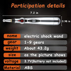 BDSM Electric Shock Wand with 9 Strengths SM Games Toys Adjustable Current Electric Shock Stick Bondage Accessories Electrical S