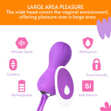 Sweet Vibrations G-spot Kegel Ball Vagina Vibrator, Adult Female Toys - Powerful Finger Shaped Sex Toy Vibrator - Multiple Vibra