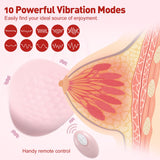 Nipple Vibrator, Nipple Toys with 10 Vibrating Modes, Remote Control Nipple Massage, Breast Vibrating Stimulator, Adult Sex Toys
