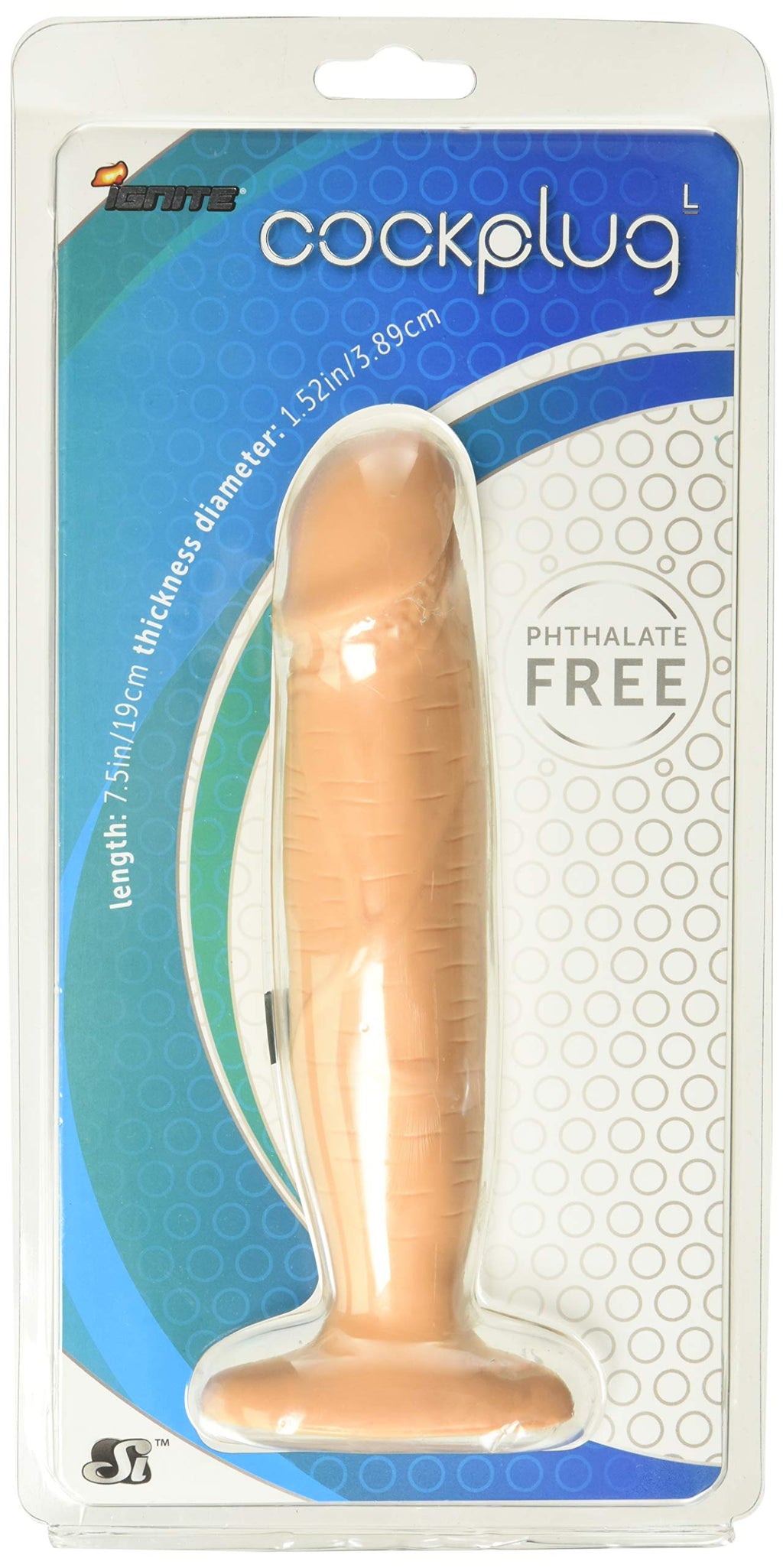 Ignite Cock Plug, Flesh, Large