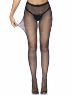 Rhinestone Fishnet Crotchless