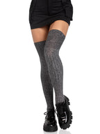 Heather Acrylic Rib Knit Thigh