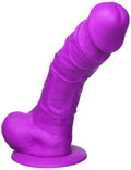NS Novelties Coloursoft Soft Dildo, Purple, 8 Inch