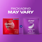 Durex Condom Extra Sensitive Natural Latex Condoms, 24 Count - Ultra Fine & Extra Lubricated, Regular Fit, FSA HSA Eligible