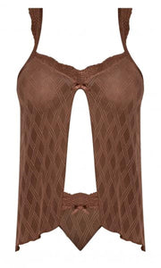 Ms Caramel Kiss Baby Doll Thong Car L/Xl