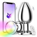 Yolodit Prostate Massager Sex Toys for Men Large Butt Plug, Prostate Vibrator with App Remote Control 10 Vibrating, Prostate Toy