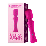 Femme Funn Ultra Wand Wand Vibrator. The Soft Premium Silicone, Flexible Head, And Comfortable Handle. Enjoy The Targeted Sensat