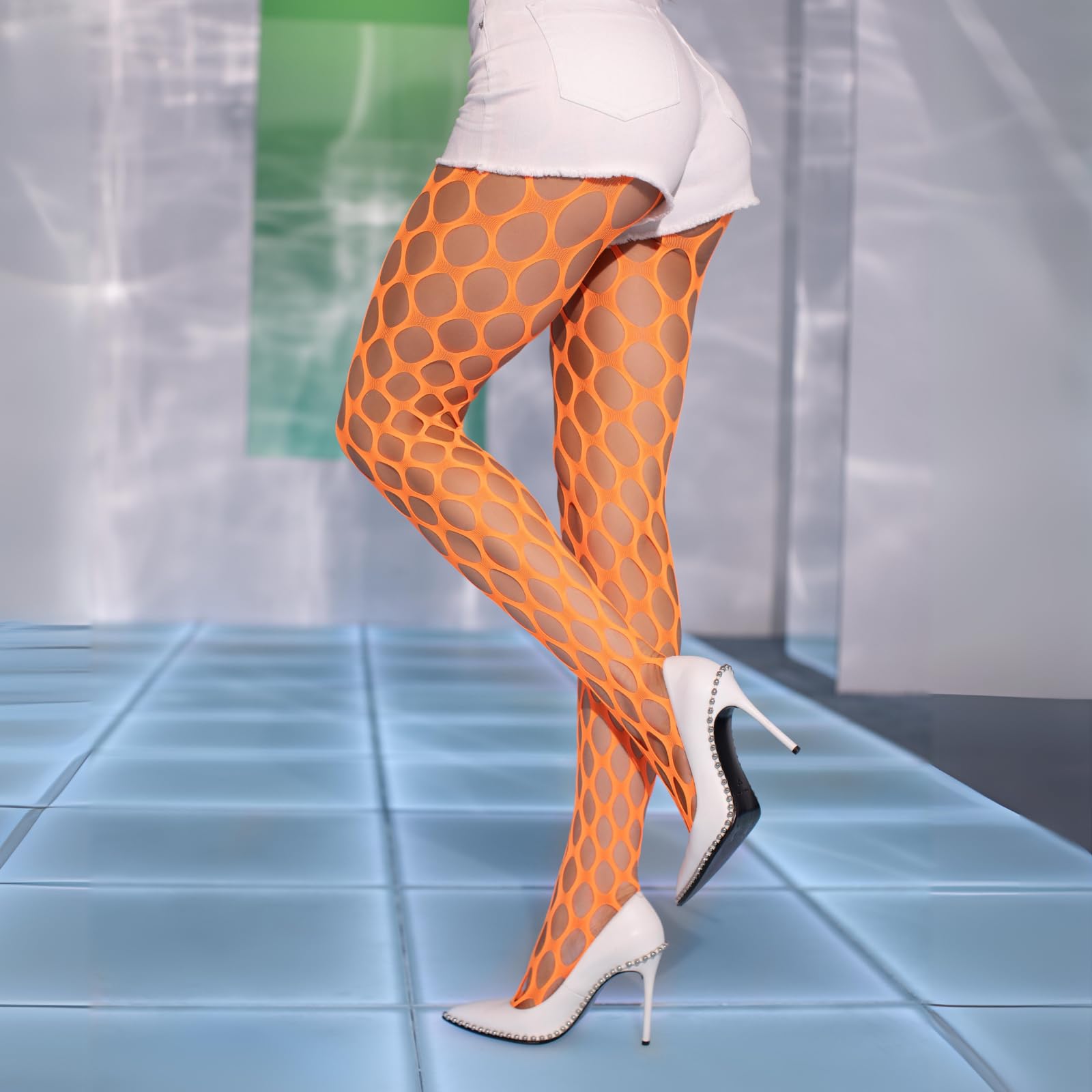 Jumbo Pothole Net Tights