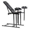 Master Series Adjustable Bondage Chair Sex Bench With Restraint Easy-Snap Straps. Bdsm Bench Kit For Men, Women And Adult Couple