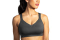 Brooks Womens Convertible Sports Bra for High Impact Running, Workouts & Sports with Maximum Support - Asphalt - 36 DD