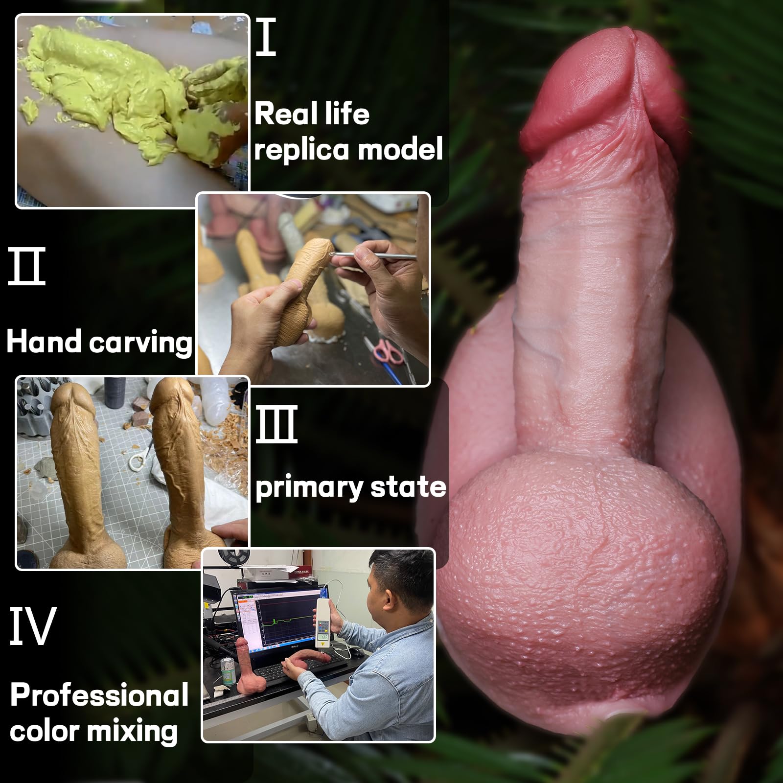 6.5 Inch Small Realistic Dildo for Beginners, Reproduction Real Dildos Lifelike Thick Silicone Penis Hands-Free Play, Flexible C