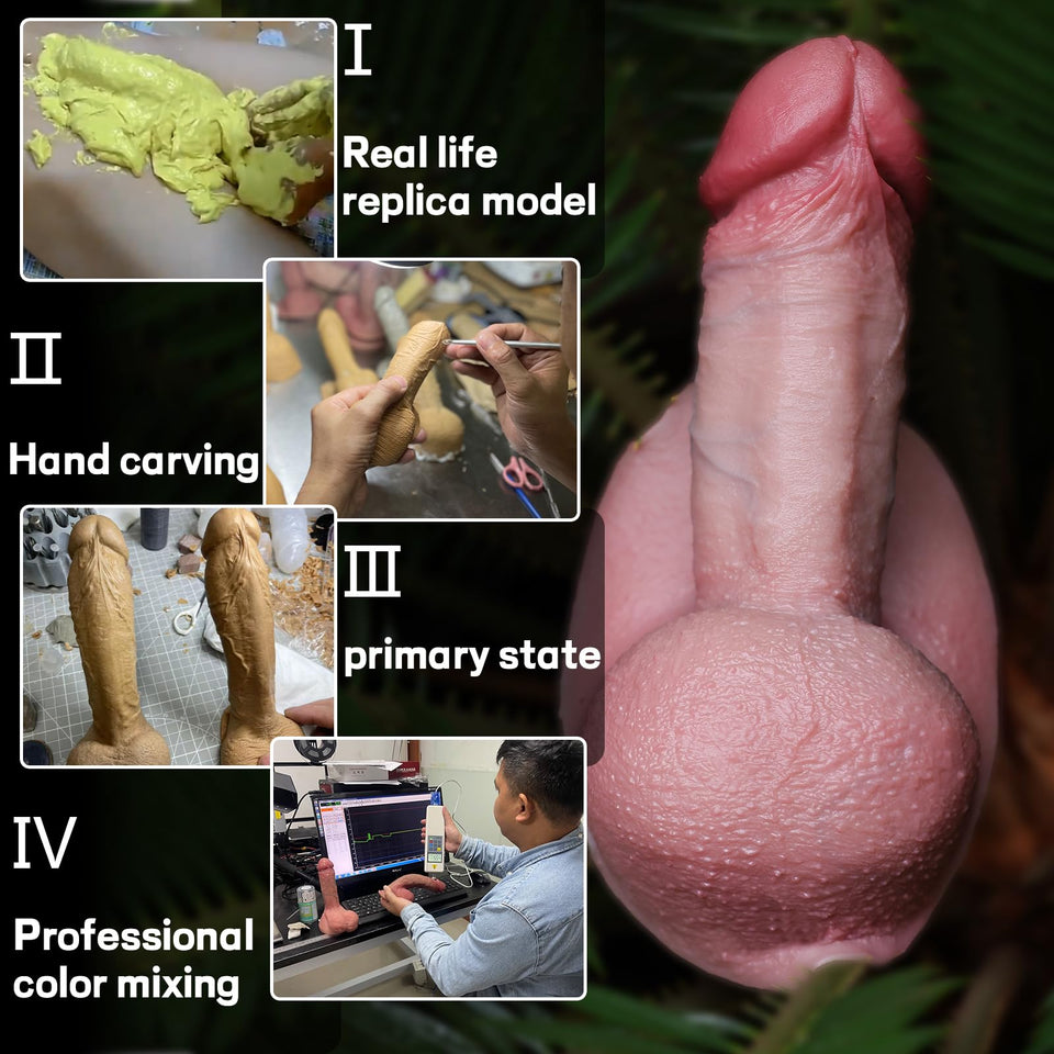 6.5 Inch Small Realistic Dildo for Beginners, Reproduction Real Dildos Lifelike Thick Silicone Penis Hands-Free Play, Flexible C